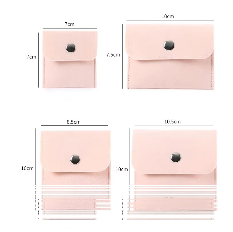 Small Coin Purses Portable Mini Square Fleece Coin Handbag Wallet Key Bag Multi purses Jewelry Gift Packing Bag Pouch - Image 2