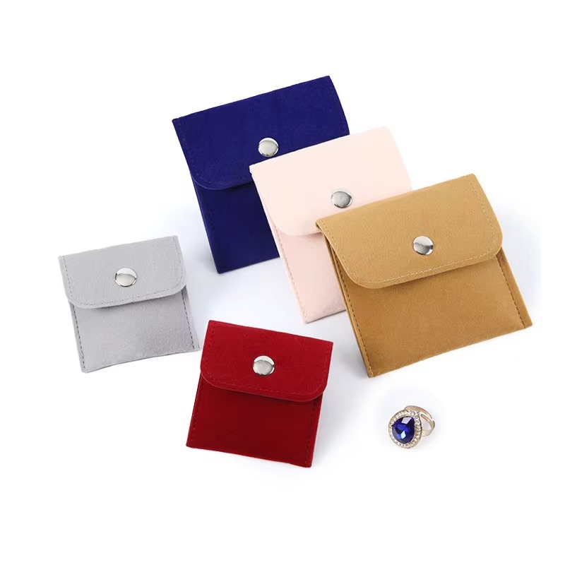 Small Coin Purses Portable Mini Square Fleece Coin Handbag Wallet Key Bag Multi purses Jewelry Gift Packing Bag Pouch - Image 4